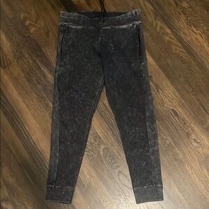 Victoria’s Secrets Black Acid Wash Joggers